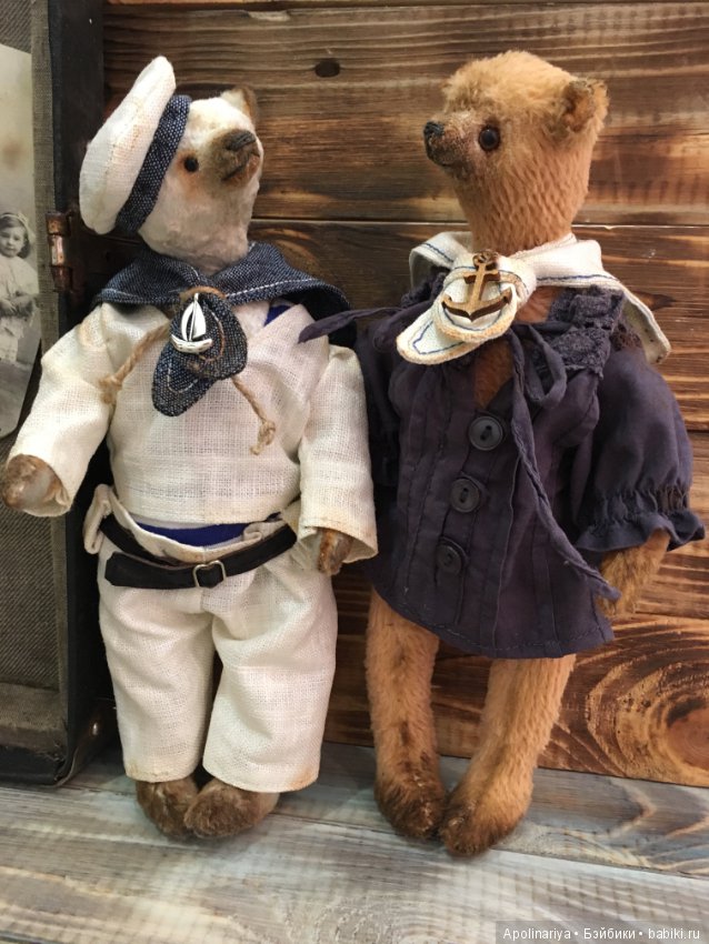 Моряк и морячка — Авторские мишки Тедди и друзья: фото