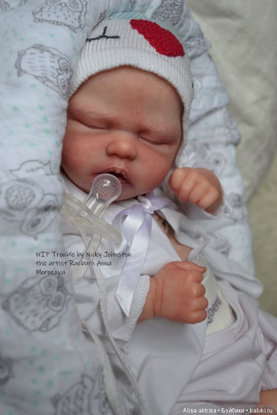 Процесс возрождения Трабл от Никки Джонстон .Кукла -реборн Анны Морозовой (фото 4)