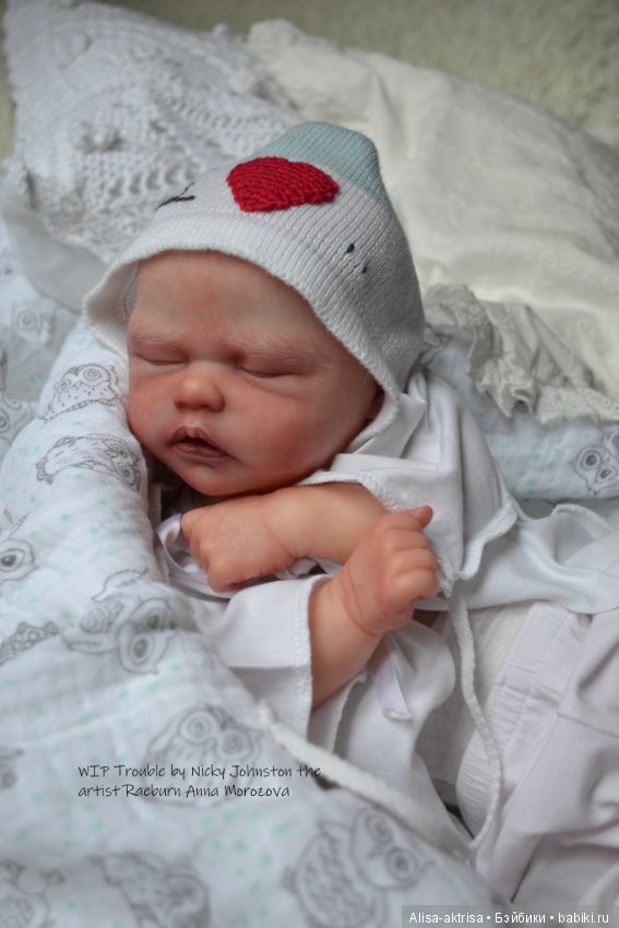 Процесс возрождения Трабл от Никки Джонстон .Кукла -реборн Анны Морозовой (фото 8)