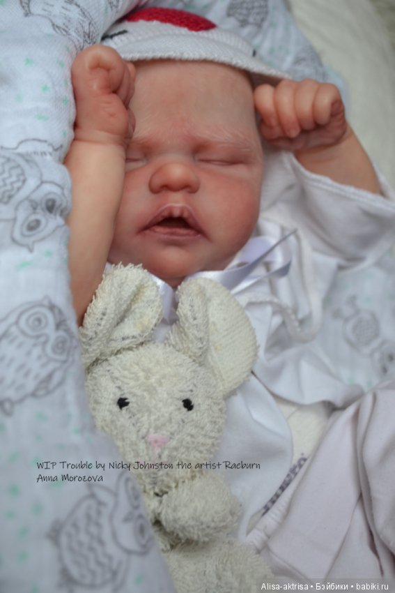 Процесс возрождения Трабл от Никки Джонстон .Кукла -реборн Анны Морозовой
