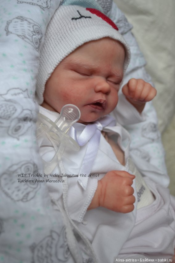 Процесс возрождения Трабл от Никки Джонстон .Кукла -реборн Анны Морозовой (фото 5)