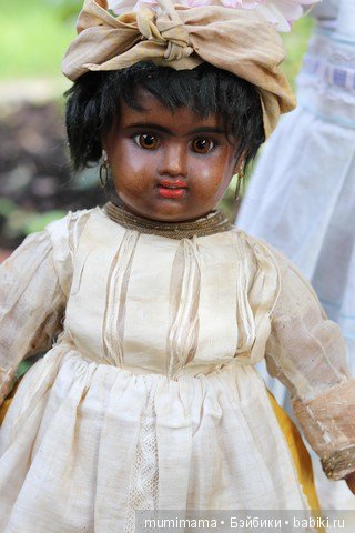 Антикварные куклы мулаточки, малышка Denamur и SH 1009