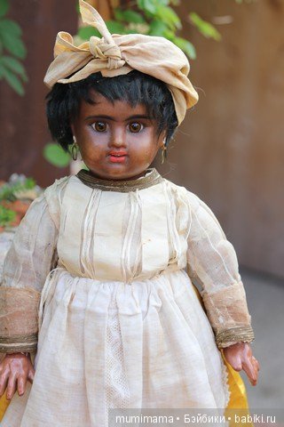 Антикварные куклы мулаточки, малышка Denamur и SH 1009