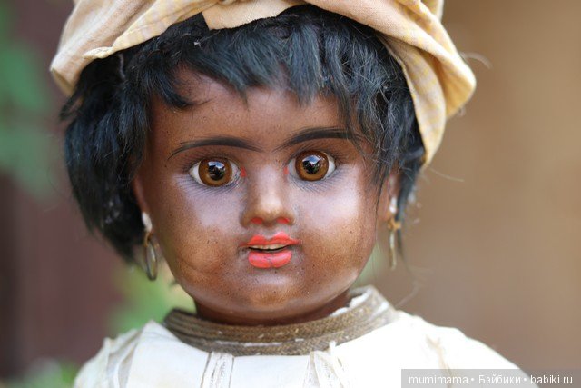 Антикварные куклы мулаточки, малышка Denamur и SH 1009