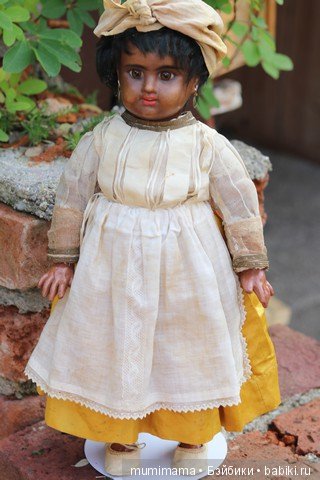 Антикварные куклы мулаточки, малышка Denamur и SH 1009