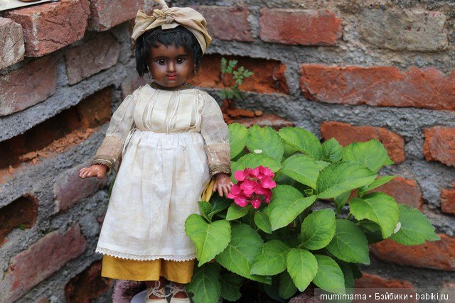 Антикварные куклы мулаточки, малышка Denamur и SH 1009