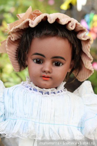 Антикварные куклы мулаточки, малышка Denamur и SH 1009 (фото 2)
