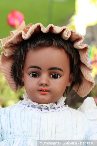 Антикварные куклы мулаточки, малышка Denamur и SH 1009 (фото 3)