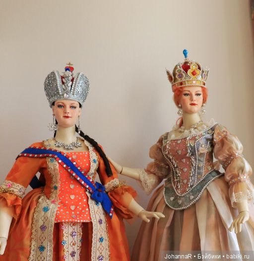 Императрицы — Лепка авторских кукол: полимерная глина (фото 10)