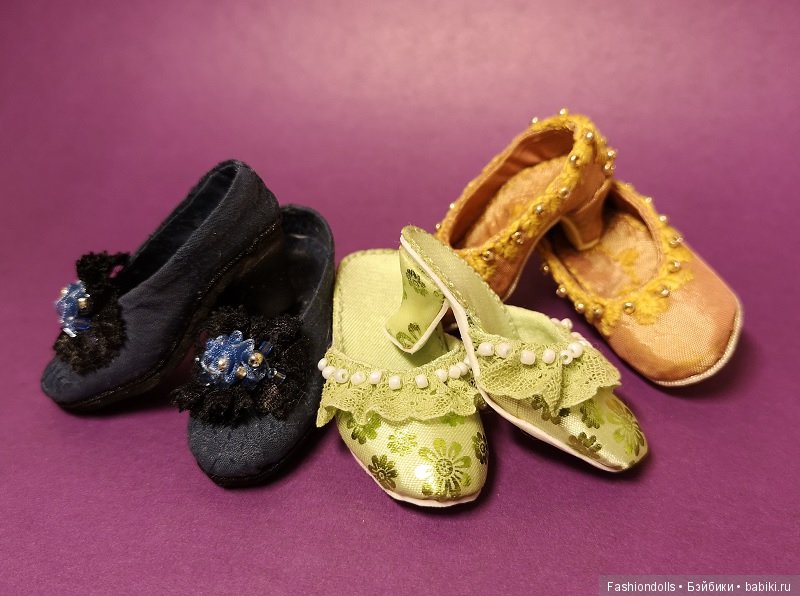 Дамские туфельки — Одежда и обувь для кукол BJD (БЖД): 1/3 (фото 9)