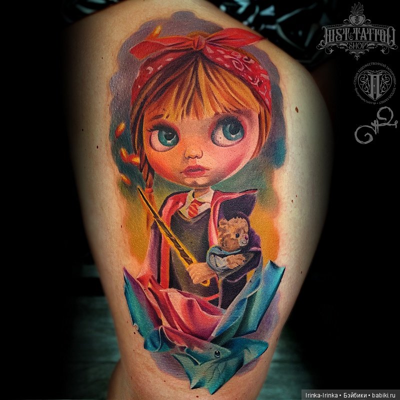 Тату для поклонников Blythe