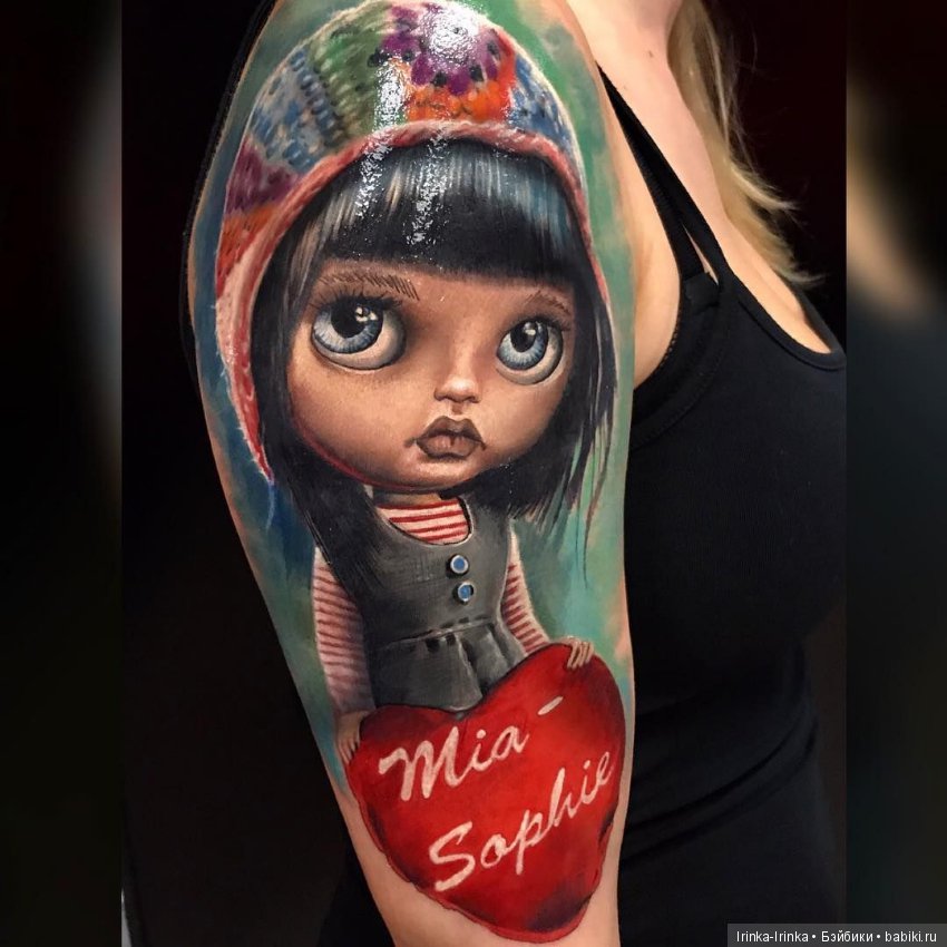 Тату для поклонников Blythe (фото 8)