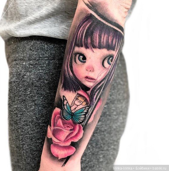 Тату для поклонников Blythe