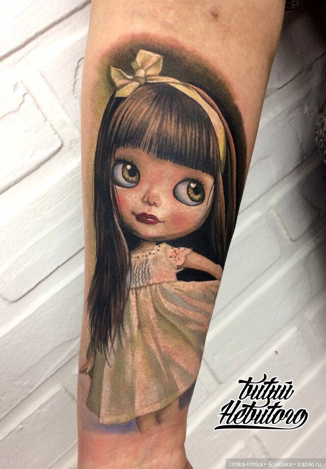 Тату для поклонников Blythe