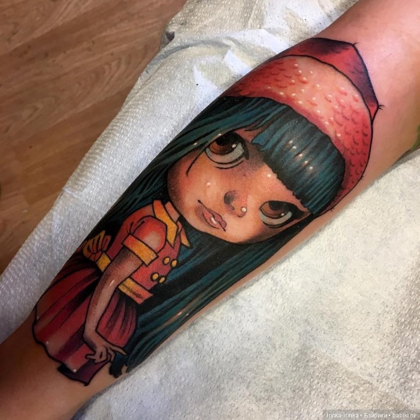 Тату для поклонников Blythe