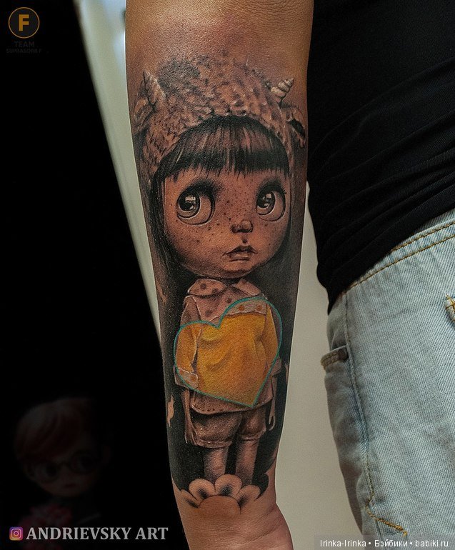 Тату для поклонников Blythe (фото 9)
