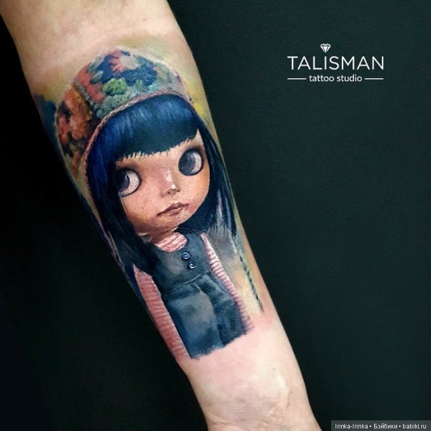 Тату для поклонников Blythe