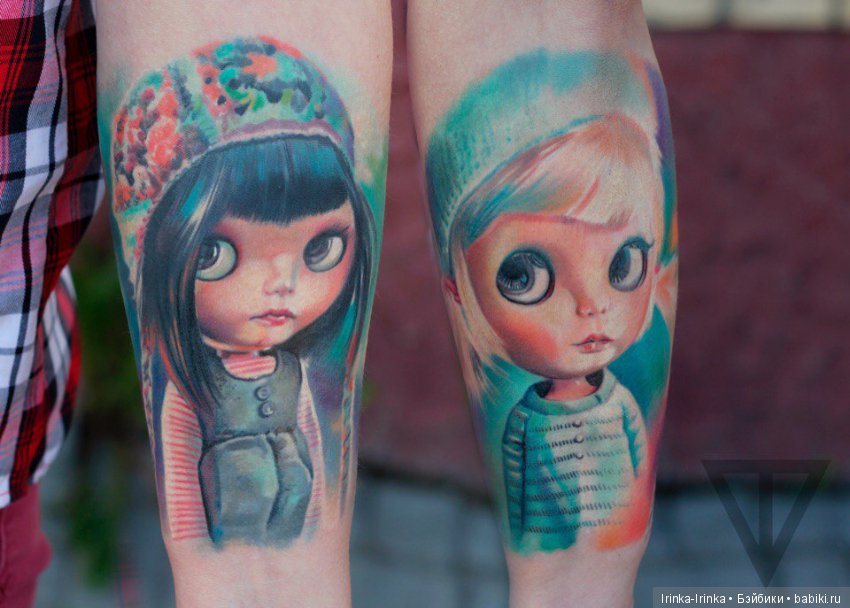 Тату для поклонников Blythe