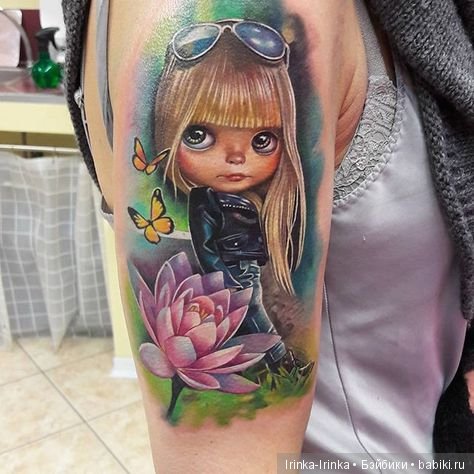 Тату для поклонников Blythe (фото 2)