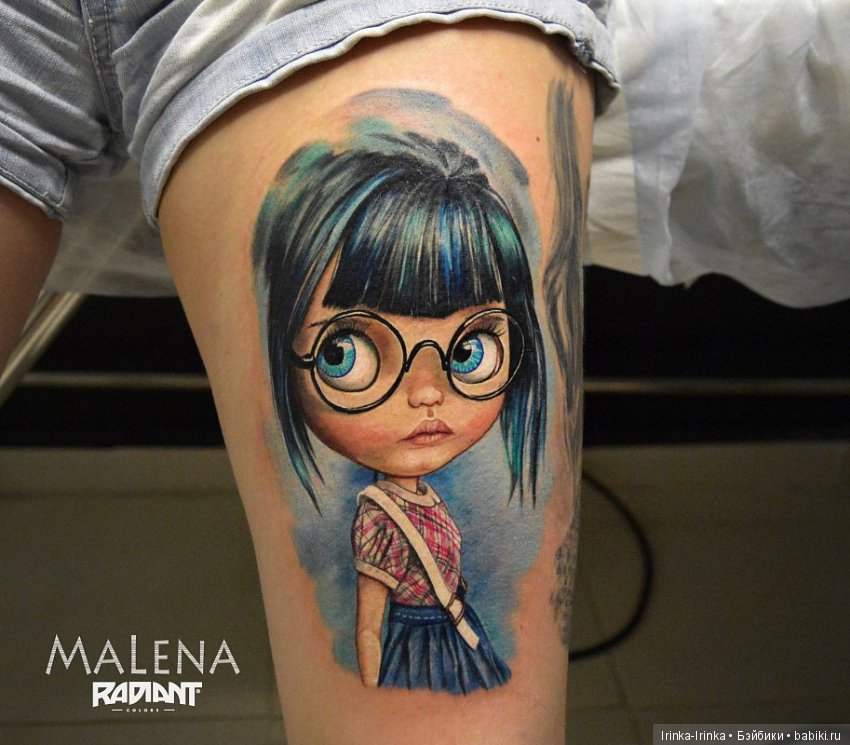 Тату для поклонников Blythe (фото 10)