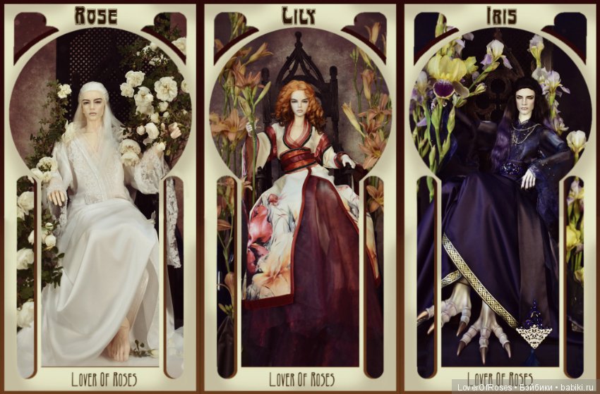 Хуманизация Цветы — Фотоистории с куклами BJD (БЖД): сериалы