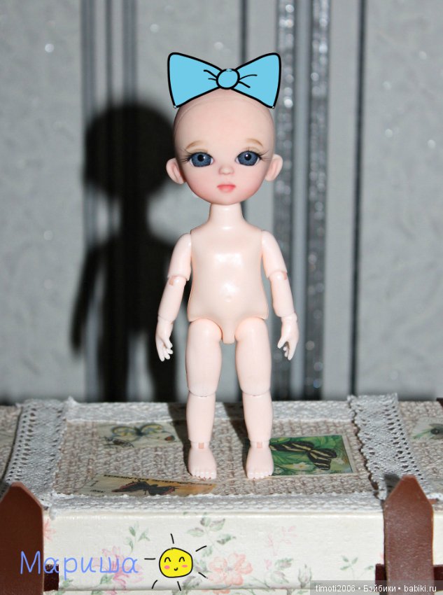 Маленький ангелочек из китайской шарнирной куклы (фото 7)