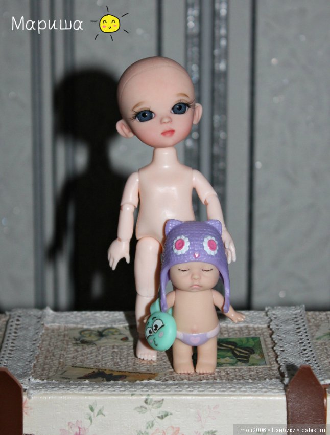 Маленький ангелочек из китайской шарнирной куклы (фото 6)