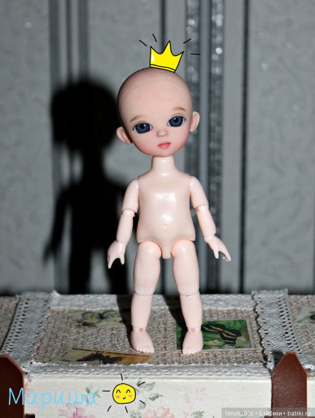 Маленький ангелочек из китайской шарнирной куклы (фото 4)