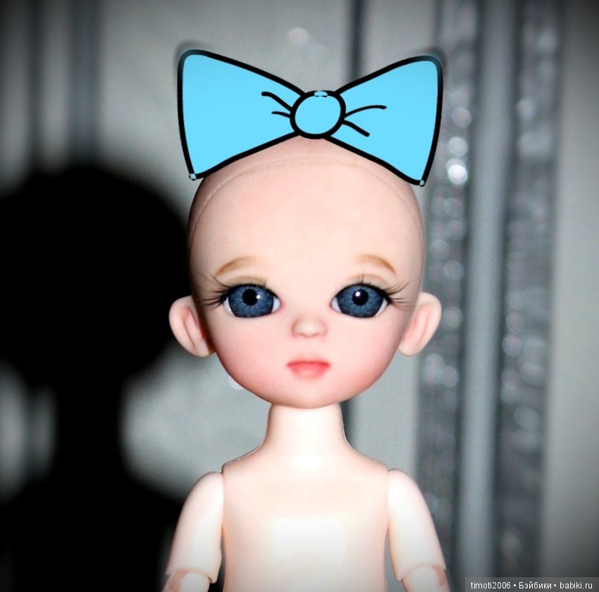 Маленький ангелочек из китайской шарнирной куклы (фото 9)