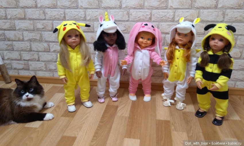 Весёлые комбезики для девочек Готц (фото 3)