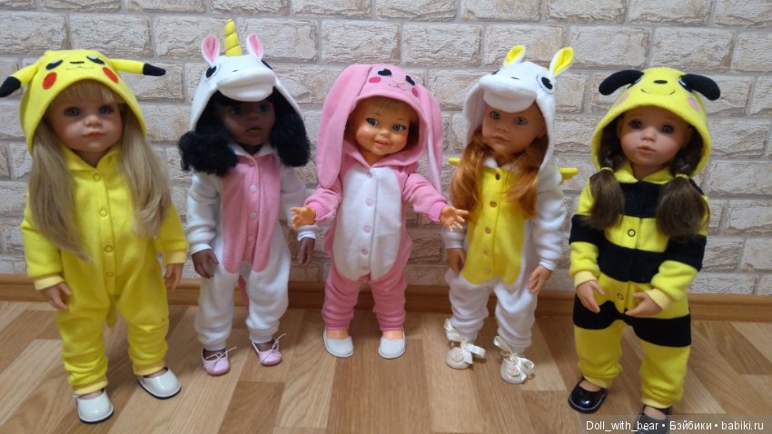 Весёлые комбезики для девочек Готц (фото 4)