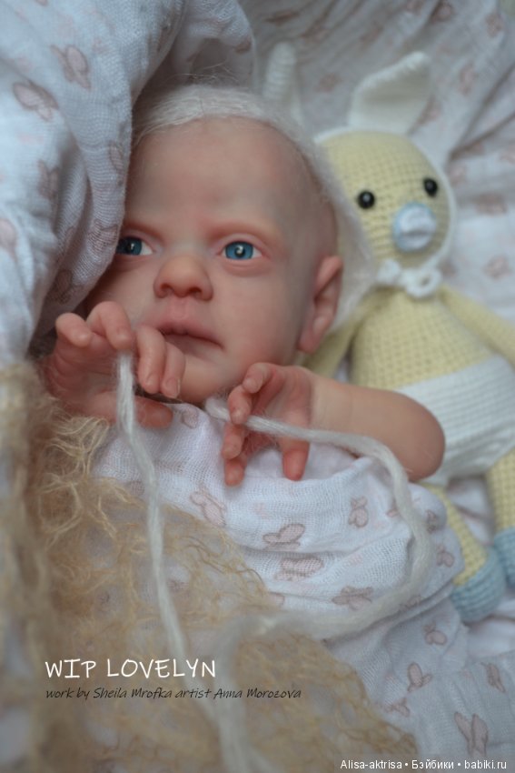 Ловелин от Шейлы Мрофка в процессе рождения. Кукла реборн Анны Морозовой (фото 3)