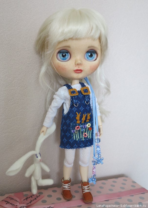 Две мои первые "птички" кастомные Блайз Беляночка и Розочка (фото 6)