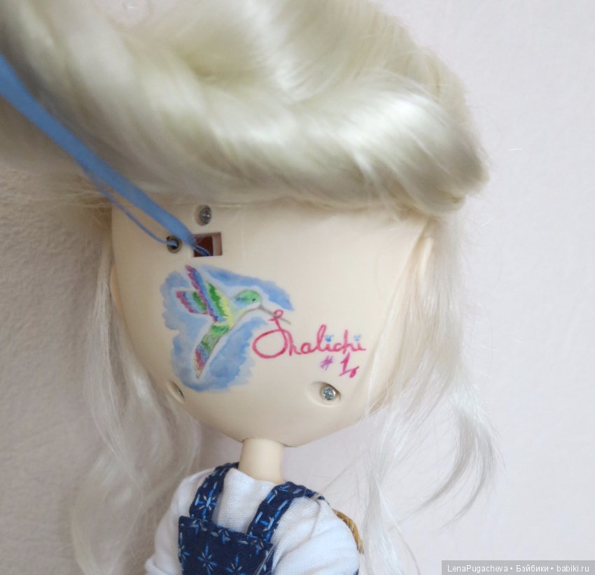 Две мои первые "птички" кастомные Блайз Беляночка и Розочка (фото 10)