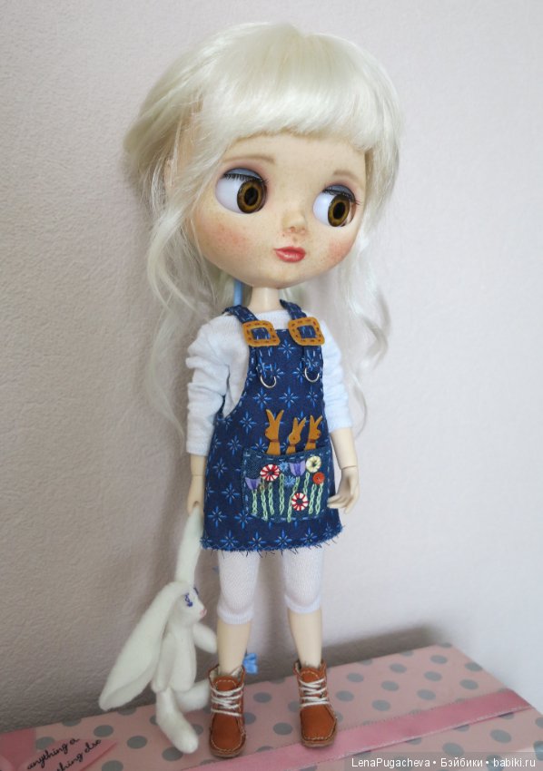 Две мои первые "птички" кастомные Блайз Беляночка и Розочка (фото 5)