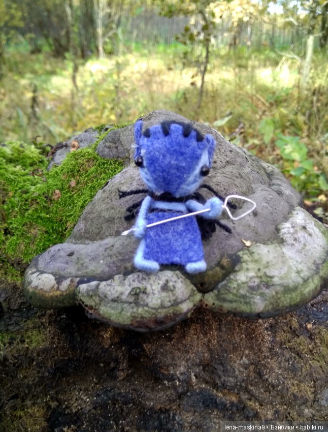 Лесные жители — Авторские игрушки из разных материалов: синельная проволока (фото 5)
