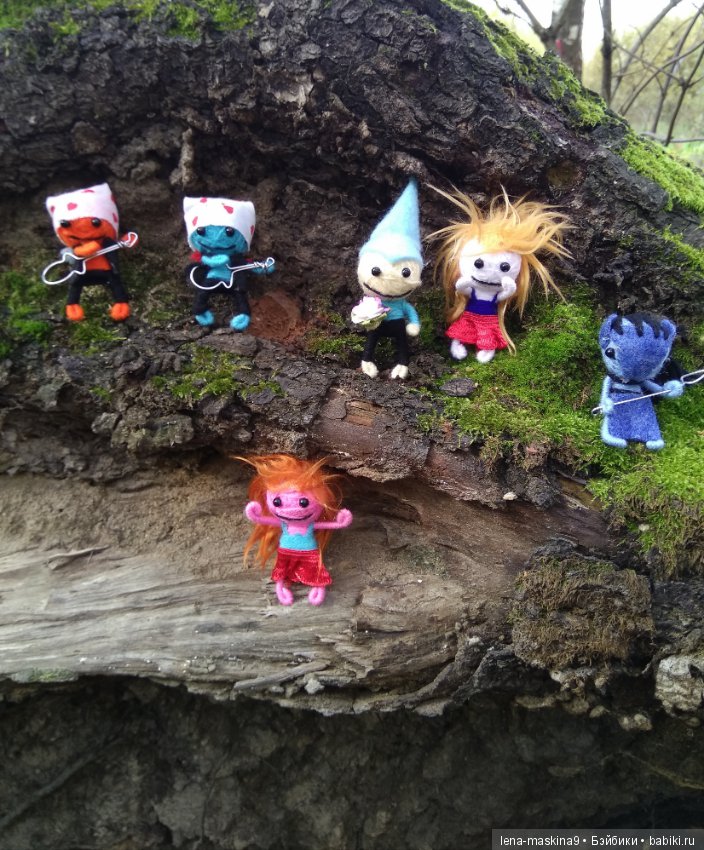 Лесные жители — Авторские игрушки из разных материалов: синельная проволока