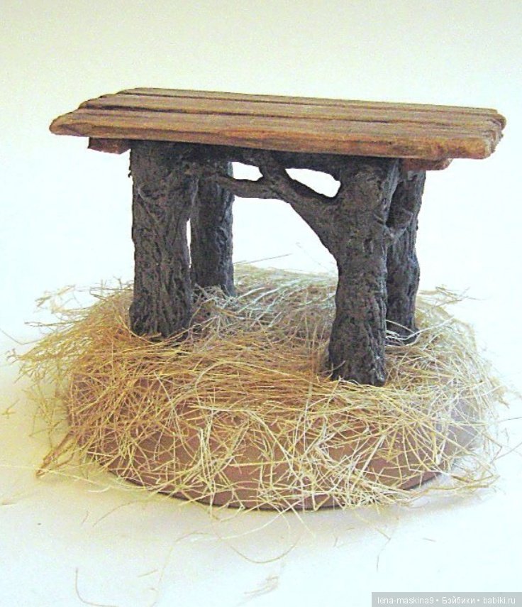 Кукольная мебель, из палочек, веточек и прочего (фото 9)