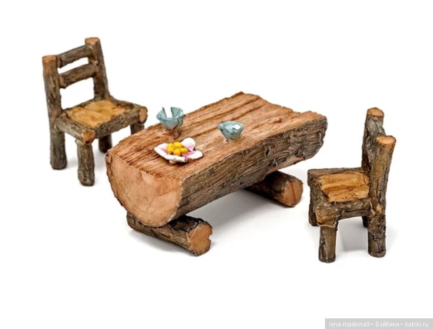 Кукольная мебель, из палочек, веточек и прочего