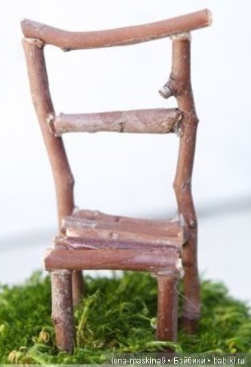 Кукольная мебель, из палочек, веточек и прочего (фото 8)