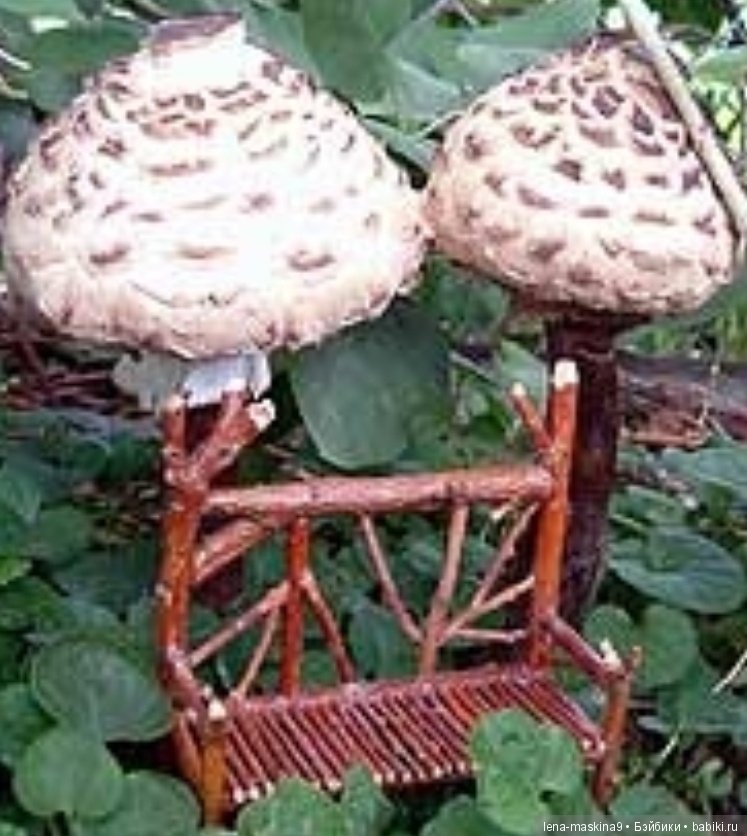 Кукольная мебель, из палочек, веточек и прочего (фото 7)
