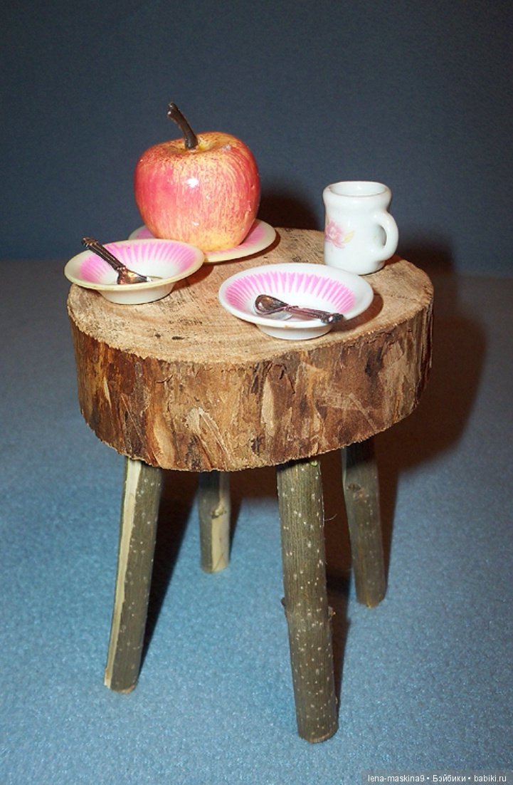 Кукольная мебель, из палочек, веточек и прочего (фото 2)