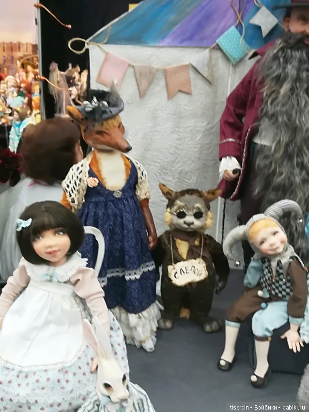 Салон кукол. Фотоотчет с осенней выставки кукол на Тишинке, 04.10.19г., часть 7-я