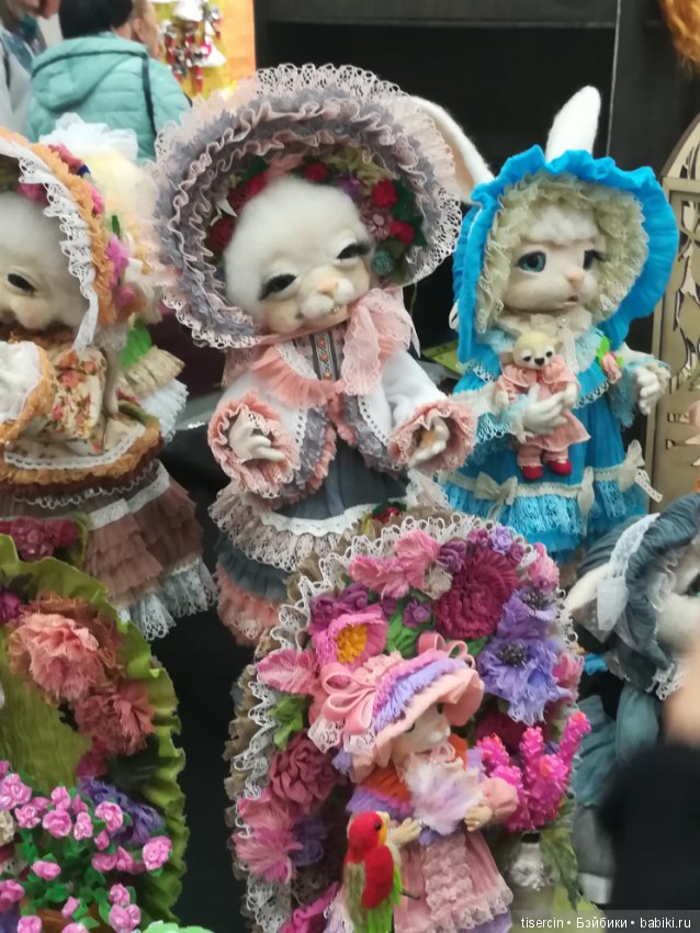Салон кукол. Фотоотчет с осенней выставки кукол на Тишинке, 04.10.19г., часть 5-я