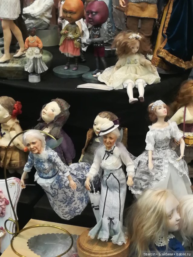 Салон кукол. Фотоотчет с осенней выставки кукол на Тишинке, 04.10.19г., часть 7-я
