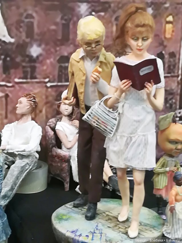 Салон кукол. Фотоотчет с осенней выставки кукол на Тишинке, 04.10.19г., часть 7-я