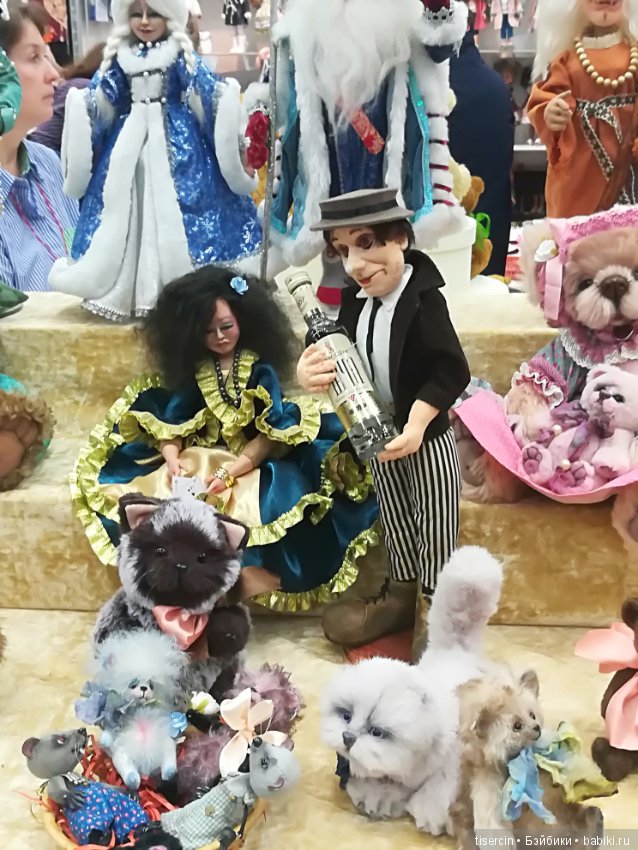 Салон кукол. Фотоотчет с осенней выставки кукол на Тишинке, 04.10.19г., часть 5-я