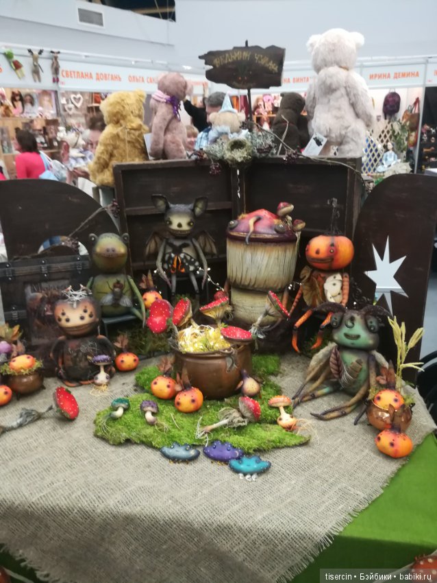 Салон кукол. Фотоотчет с осенней выставки кукол на Тишинке, 04.10.19г., часть 5-я