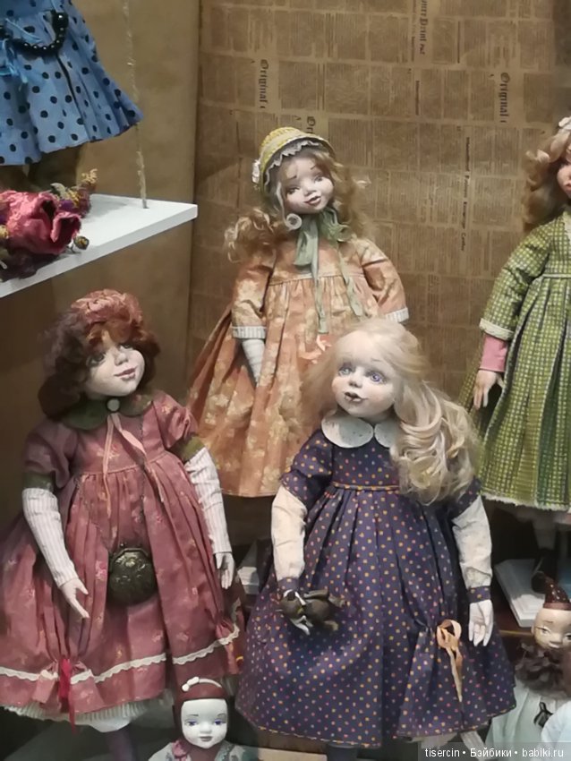 Салон кукол. Фотоотчет с осенней выставки кукол на Тишинке, 04.10.19г., часть 7-я