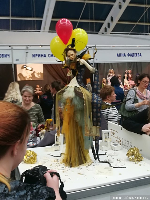 Салон кукол. Фотоотчет с осенней выставки кукол на Тишинке, 04.10.19г., часть 7-я
